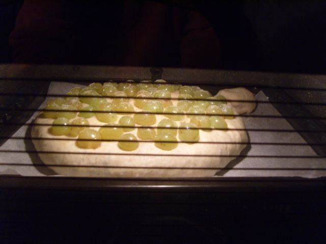 112 Schiacchiata con Uva en el horno