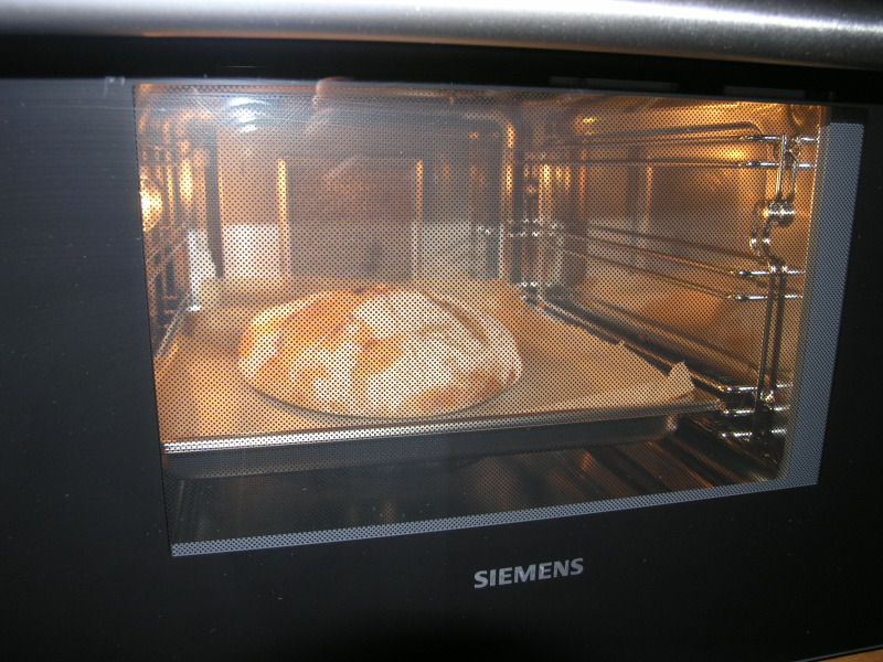 El horno currando como un campeón.