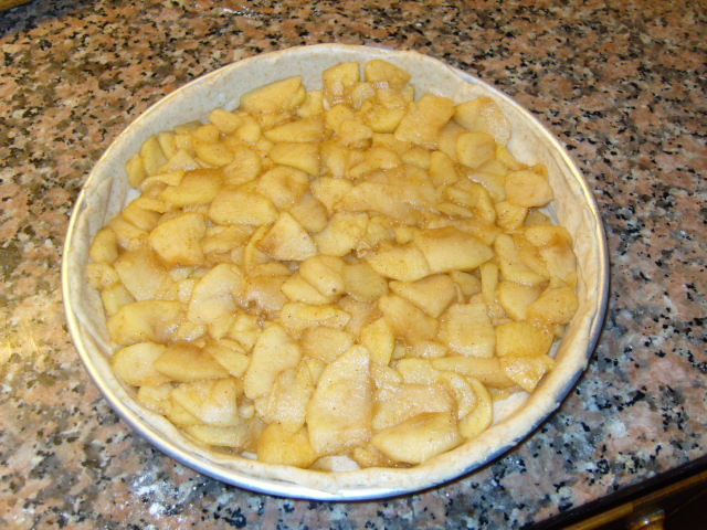 Apple Pie con MaMa , con el relleno
