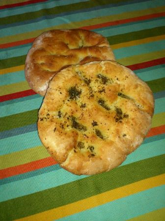 Saladilla redonda con ajo y perejil