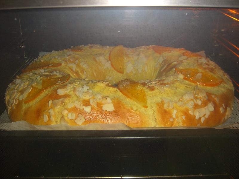 En el horno...